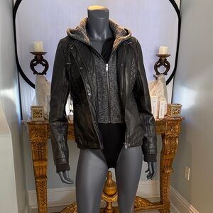 Women's Black Leather Jacket